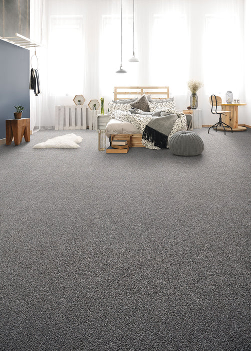 Silver Lining II Polyester Storm 2828 Carpet Textured 2