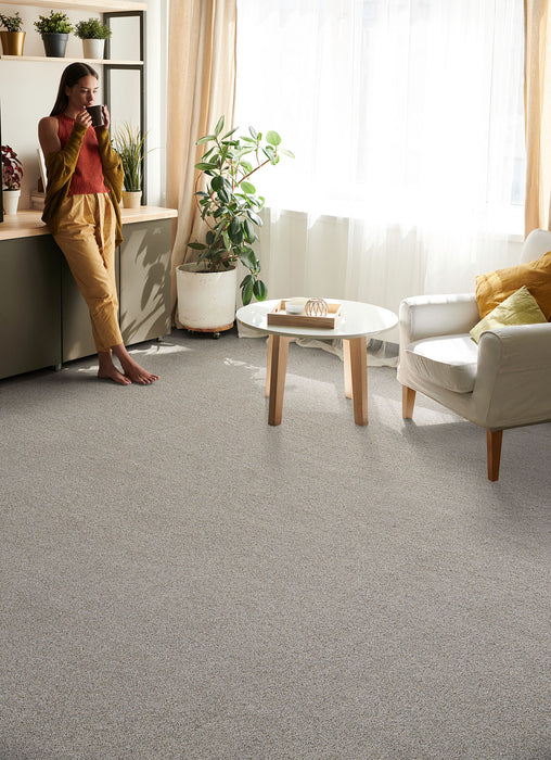 Silver Lining III Polyester Cirrus 2904 Carpet Textured 2
