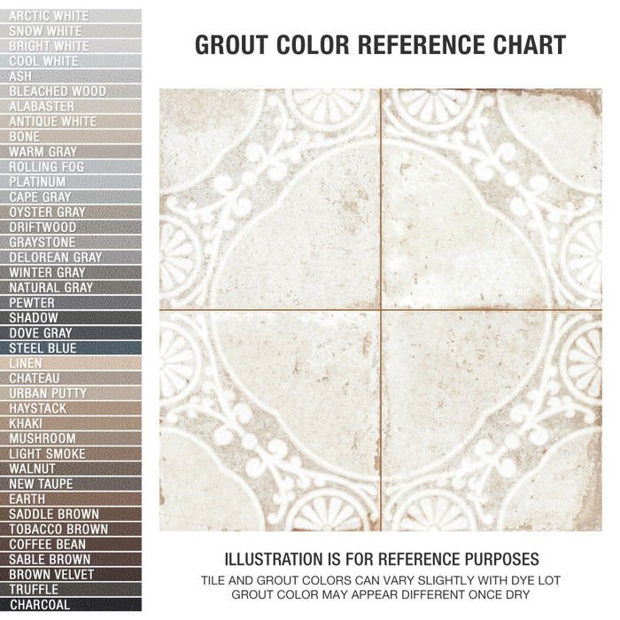 Kings Ceramic Jaipur White Tile Mixed 4