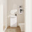 Plywood Glossy White Bathroom Vanity Glossy White 1