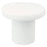 Disc Zinc White Cabinet Knob  1