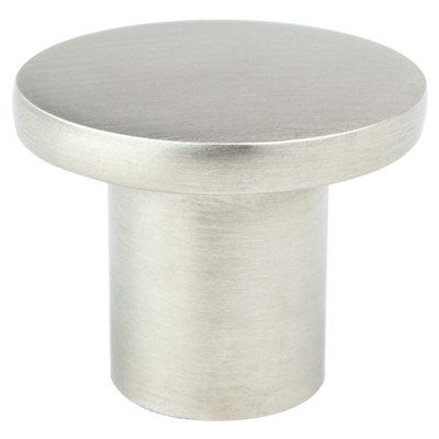 Disc Zinc Brushed Nickel Cabinet Knob  1