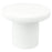 Disc Zinc White Cabinet Knob  2