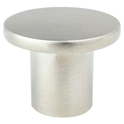 Disc Zinc Brushed Nickel Cabinet Knob  2