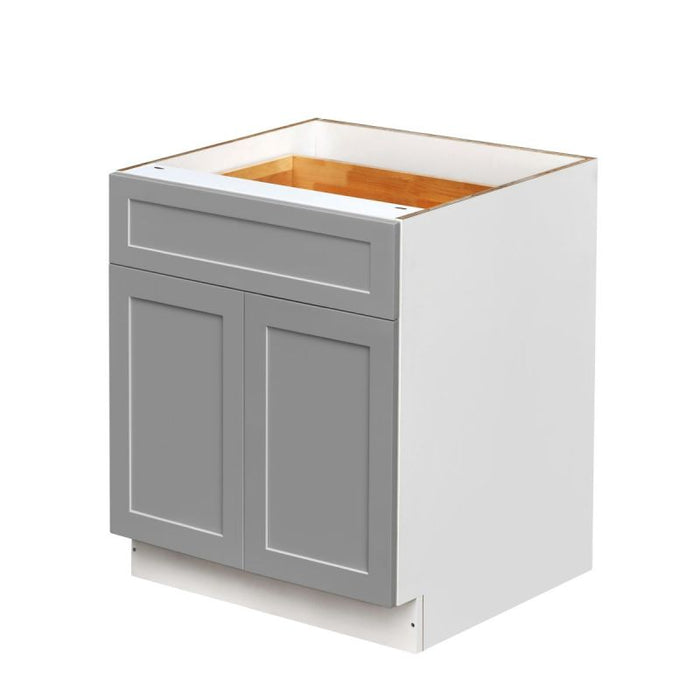 Mallorca Dolphin Gray Wood Base Cabinet 1