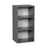 Wallkitchens Wood Grey  Wall Cabinet Grey 1