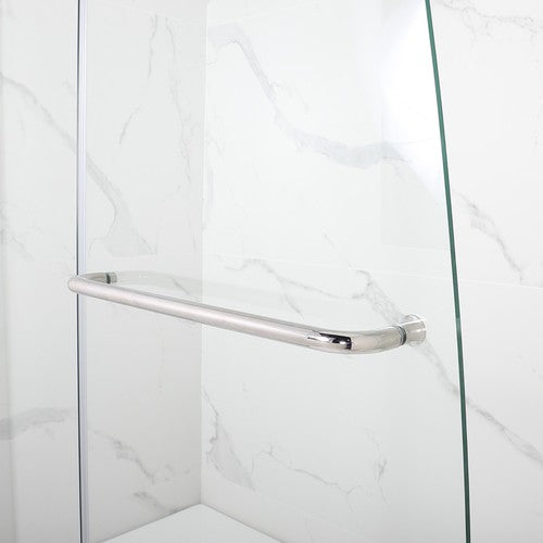 Stainless Steel Brushed Nickel Shower Door Brushed Nickel 5