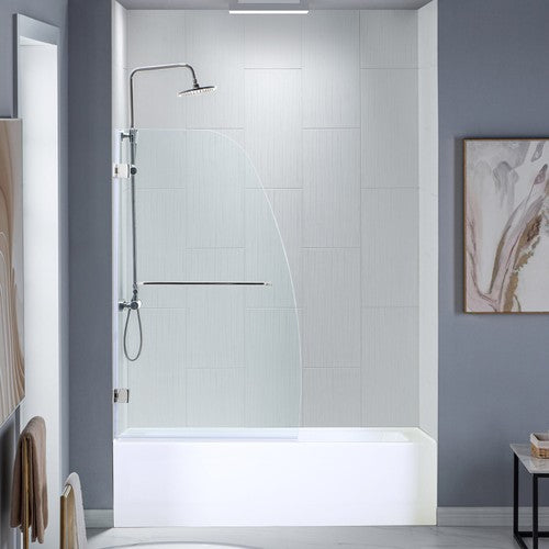 Stainless Steel Brushed Nickel Shower Door Brushed Nickel 1