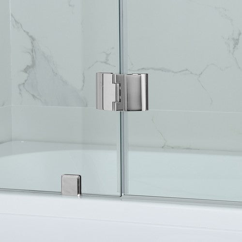 Stainless Steel Brushed Nickel Shower Door Brushed Nickel 5