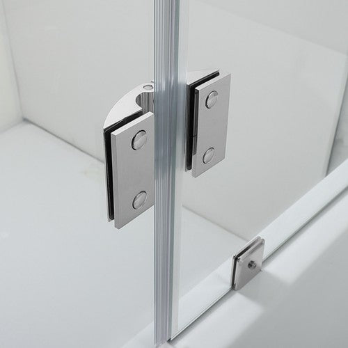 Stainless Steel Brushed Nickel Shower Door Brushed Nickel 6