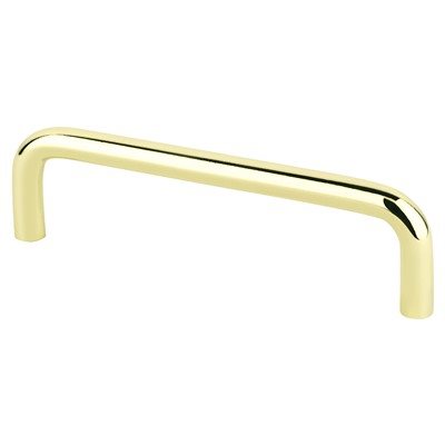 Advantage Wire Pulls Steel Polished Brass Cabinet Pull  1