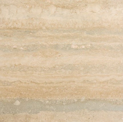 New Silver Travertine Polished Travertine Tile - 18" x 18"
