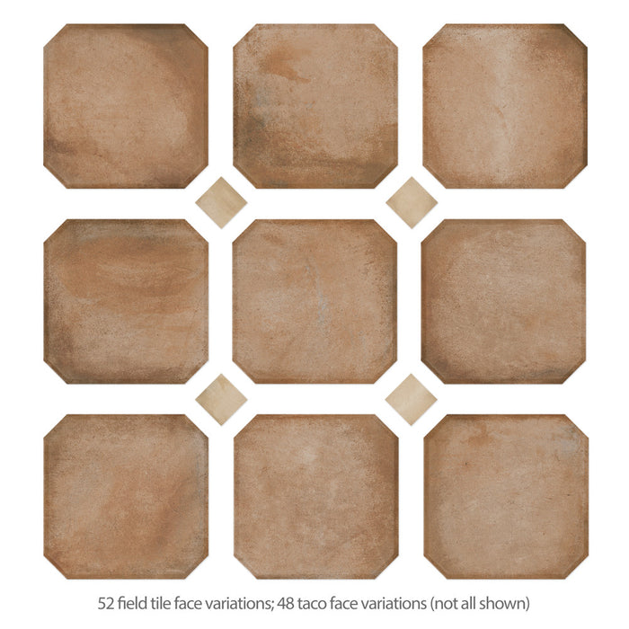 Laverton Porcelain Octagon Natural with Taco Beige Tile Matte 4