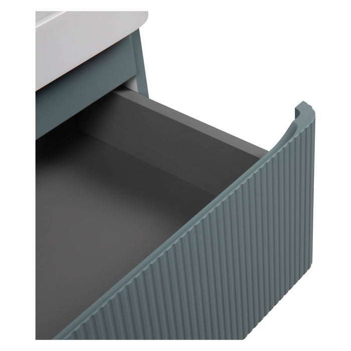Luxury Wood Green Matte Bathroom Vanity Green Matte 4