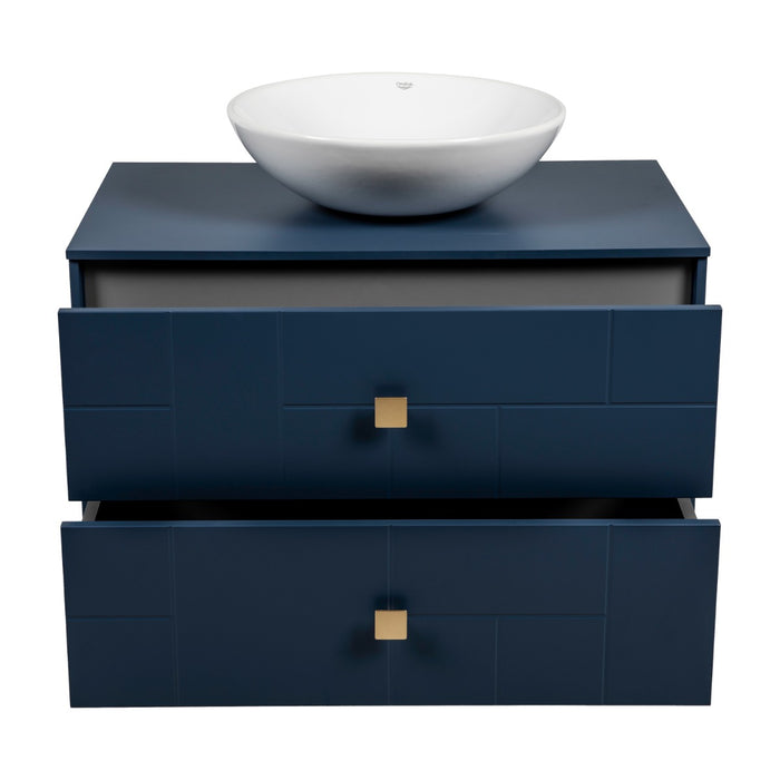 Dune Wood Blue Matte Bathroom Vanity Blue Matte 4