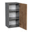 Wallkitchens Wood Natural Teak  Wall Cabinet Natural Teak 2