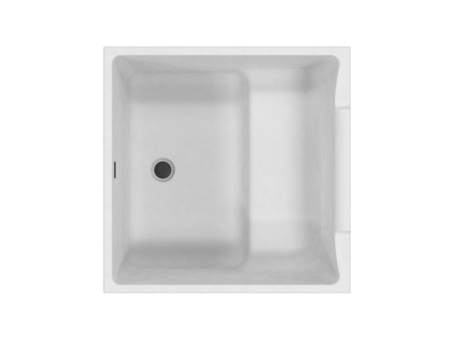 White Acrylic Bathtub