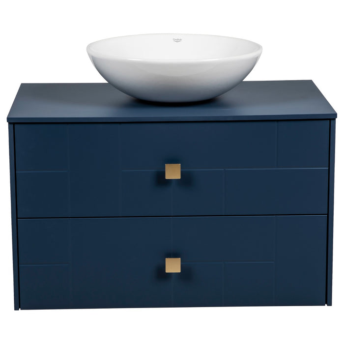 Dune Wood Blue Matte Bathroom Vanity Blue Matte 5