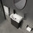 Wood Black Bathroom Vanity Black 1