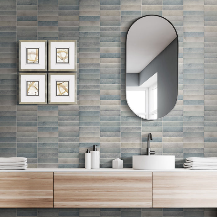 Heritage Porcelain Shadow Tile Mixed 2