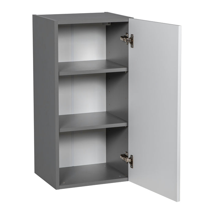 Wallkitchens Wood White Glossy Wall Cabinet White Glossy 2