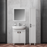 Woodmix Wood White Matte Bathroom Vanity White Matte 2
