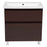 Elit Wood Brown Matte Bathroom Vanity Brown Matte 2