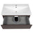 Elit Wood Brown Matte Bathroom Vanity Brown Matte 3