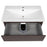 Elit Wood Brown Matte Bathroom Vanity Brown Matte 3