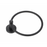 Paradise Bathworks Azure Zinc Towel Ring Matte Black 3