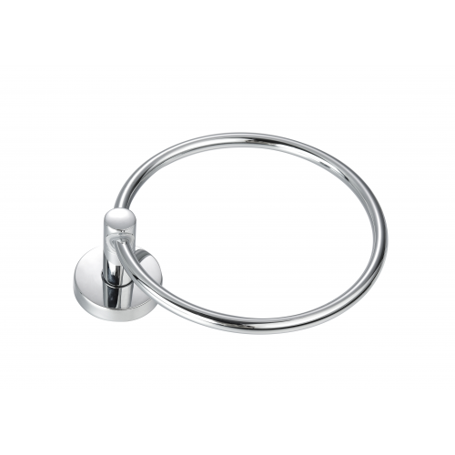 Paradise Bathworks Azure Zinc Towel Ring Polished Chrome 2