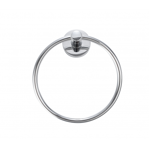 Paradise Bathworks Azure Zinc Towel Ring Polished Chrome 3
