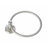 Paradise Bathworks Azure Zinc Towel Ring Satin Nickel 2