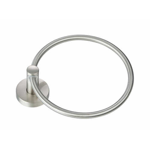 Paradise Bathworks Azure Zinc Towel Ring Satin Nickel 2