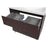 Elit Wood Brown Matte Bathroom Vanity Brown Matte 6