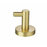 Paradise Bathworks Azure Zinc Robe Hook Satin Brass 3