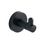 Paradise Bathworks Azure Zinc Robe Hook Matte Black 4