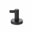 Paradise Bathworks Azure Zinc Robe Hook Matte Black 3