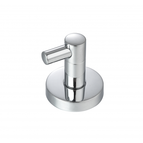 Paradise Bathworks Azure Zinc Robe Hook Polished Chrome 1