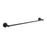 Paradise Bathworks Azure Zinc Single Towel Bar Matte Black 9