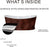 White Acrylic Bathtub