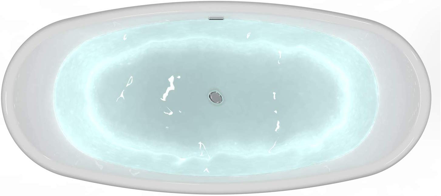 White Acrylic Bathtub