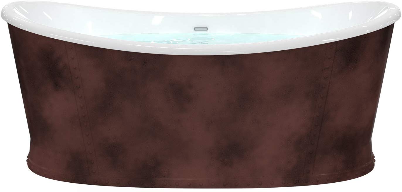 White Acrylic Bathtub