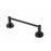Paradise Bathworks Azure Zinc Single Towel Bar Matte Black 15