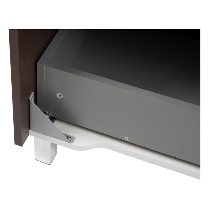 Elit Wood Brown Matte Bathroom Vanity Brown Matte 8