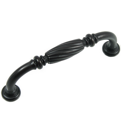 French Twist Zinc Alloy Cabinet Pull Oil Rubbed Bronze 1