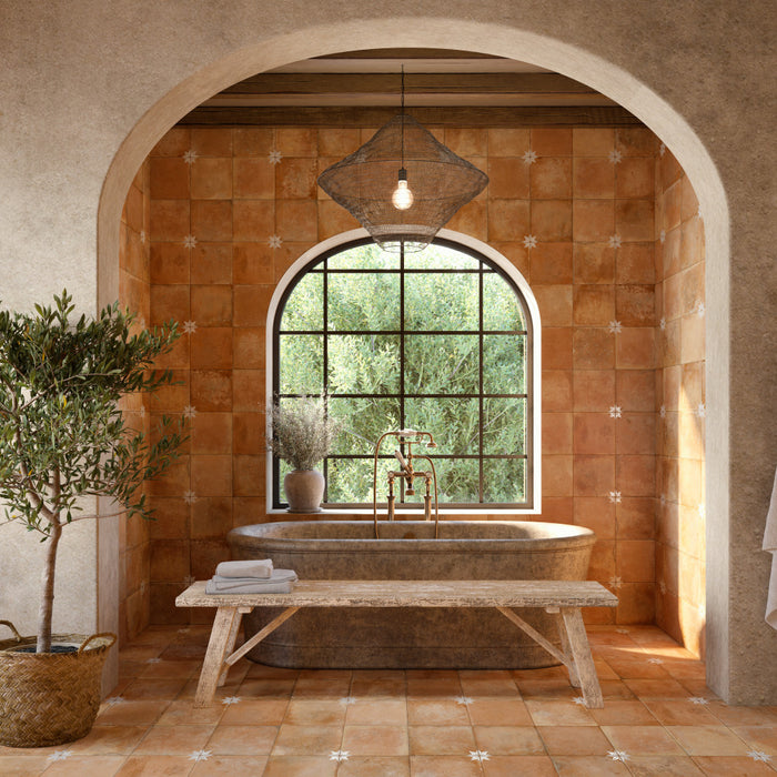 Kings Porcelain Nonna with White Star Tile Mixed 2