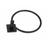 Paradise Bathworks Avalon Zinc Towel Ring Matte Black 2