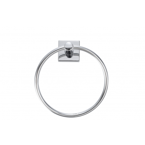 Paradise Bathworks Avalon Zinc Towel Ring Polished Chrome 4