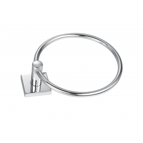 Paradise Bathworks Avalon Zinc Towel Ring Polished Chrome 3